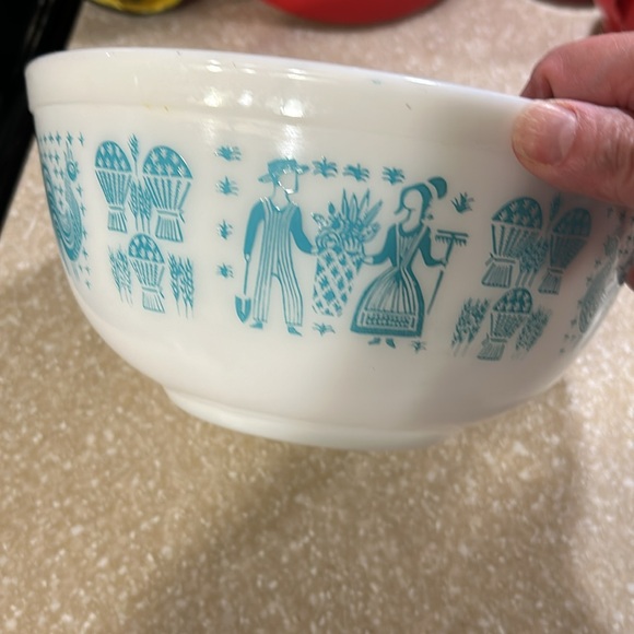 Pyrex Vintage Amish Butterprint Cinderella mixing bowl exc cond. #403 2-1/2qt - Picture 5 of 6